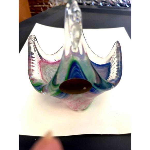 Lavorazione Murano Art Swan Italy Figurine Glass With label - Picture 3 of 6